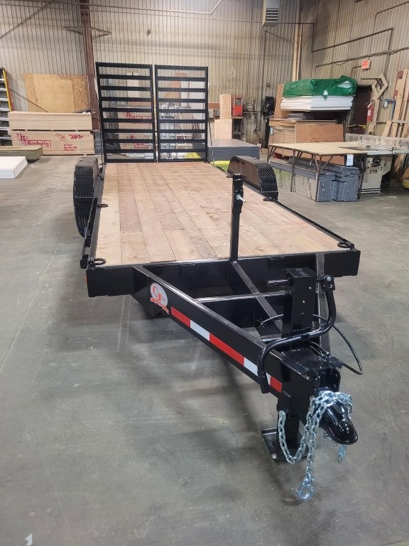 CJay 18ft Equipment Hauler with Stand-up Ramps - Image 2