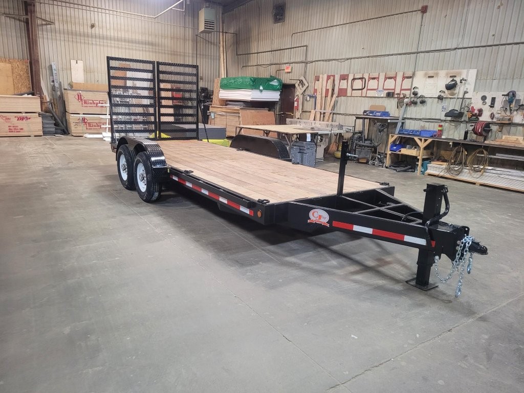 CJay 18ft Equipment Hauler with Stand-up Ramps - Image 4