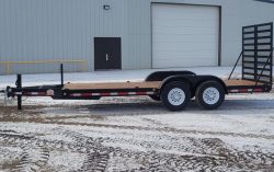 CJay 18ft Equipment Hauler with Stand-up Ramps